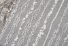 130cm Width x 90cm Length Premium Stripe Embroidery Wedding Lace Fabric