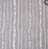 130cm Width x 90cm Length Premium Stripe Embroidery Wedding Lace Fabric
