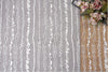 130cm Width x 90cm Length Premium Stripe Embroidery Wedding Lace Fabric