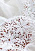 125cm Width x 95cm Length Premium 3D Floral Embroidery Hollow-out Cotton Fabric