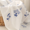 150cm Width x 95cm Length Premium Botanical Branches Embroidery Cotton Fabric
