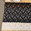 40cm Width x 190cm Length Premium Floral Embroidery Lace Fabric Trim