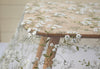 130cm Width Vintage Branch Floral Embroidery Lace Fabric by the Yard