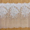 3 Yards X 16cm Width  Vintage Floral Embroidery  Lolita Lace Fabric Trim