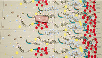 143cm Width Premium Vintage Colorful  Floral Embroidery Lace Fabric by the Yard
