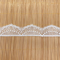 14 Yards x 3cm Width Wave Pattern Water Soluble Lace Ribbon