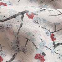 148cm Width x 95cm Length Abstract  Floral Print Fabric