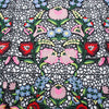 120cm Width x 95cm Length Luxury Colorful Flower Embroidery Water Soluble Chemical Lace Fabric