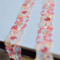 3 Yards x 3.5cm Premium Stawberry Lace Ribbon Tape