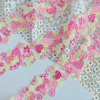 3 Yards x 3.5cm Premium Stawberry Lace Ribbon Tape