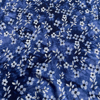 140cm Width x 95cm Length Premium Floral Print Rayon Fabric