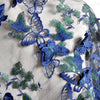 150cm Width x 95cm Length 3D Butterfly Embroidery  Lace Fabric