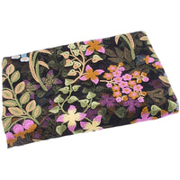 145cm Width x 95cm Length Premium Vintage Botanical Branch Floral Embroidery Lace Fabric Black