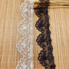 4.5 Yards of 1.7 inches Width Vintage Flower Embroidery Tulle Lace Ribbon