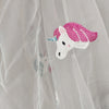 150cm Width x 95cm Length  Classical Unicorn Pattern Embroidery Lace Fabric(White)