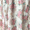135cm Width x 95cm Length Premium Vintage Floral Print Eyelet Embroidery Chiffon Fabric