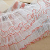 16cm Width x 180cm Length Five-layer Fairy Fluffy yarn Bud-edge Net Yarn Pleated Three-Dimensional yarn lace