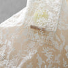 125cm Width x 95cm Length Premium  Floral Embroidery Organza Lace Fabric