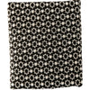 150cm Width x 95cm Length Premium Daisy Floral Embroidery Black Cotton Fabric