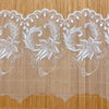 3 Yards X 18cm Width  Floral Embroidery  Lace Fabric Trim