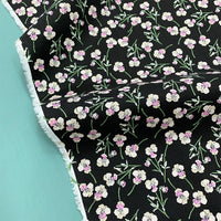 145cm Width x 95cm Length Premium Branch Floral  Print Cotton Fabric