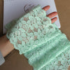 15cm Width x 190cm Length 2021 Spring Premium Floral Embroidery Lace Fabric Trim