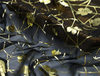 150cm Width Blossom Chiffon Stamp Print Costume Fabric by the Yard