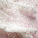 116cm Width x 90cm Length Floral Embroidery Lace Fabric