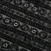 150cm Width x 95cm Length Premium Sequins Floral Embroidery Bone Lace Fabric