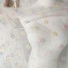 145cm Width x 95cm Length Stars Embroidery  Lace Fabric