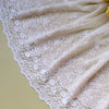 40cm Width x 180cm Length Floral Embroidery Tulle Lace Fabric Trim