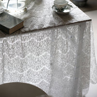 150cm Width Hollow-out Floral Embroidery Lace Fabric by the Yard