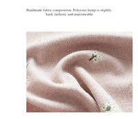 150cm Width x 95cm Length Premium Floral Embroidery Autumn and Winter Soft Woolen Coat Fabric