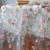 140cm Width Premium 3D Floral Organza Lace Fabric by the Yard