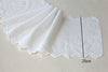 2 Yards x 25cm Width Premium Floral Embroidery Eyelet Cotton Lace Fabric