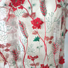 130cm Width x 95cm Length Premium 3D Botanical Floral Embroidery Lace Fabric