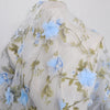 140cm Width Premium 3D Floral Organza Lace Fabric by the Yard