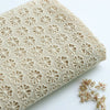 120cm Width Length Hollow-out Petal Flower Embroidery Lace Fabric by the Yard