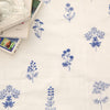 150cm Width x 95cm Length Premium Botanical Branches Embroidery Cotton Fabric