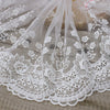 3 Yards x 26cm Width Premium Branch Floral embroidery Lace Fabric Trim