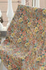 145cm Width Vintage Blooming Floral Print Cotton Fabric by the Yard