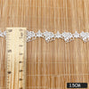 4.5 Yards x 1.5cm Width Retro  Floral Water Soluble Lace Ribbon