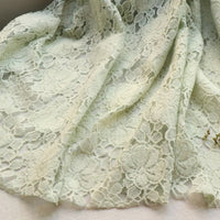 130cm Width x 95cm Premium Hollow-out Poppy Floral Embroidery Lace Fabric