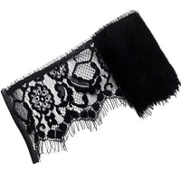 8cm Width x 300cm Length Eyelash Floral Embroidery Lace Embellishment Trim