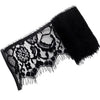 8cm Width x 300cm Length Eyelash Floral Embroidery Lace Embellishment Trim