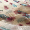 148cm Width x 95cm Length Premium Feather Pattern Print Chiffon Fabric