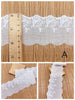 14 Yards x 5cm Width Eyelet Floral Embroidery Cotton Lace Trim Lace Tape