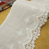 3 Yards x 14cm Width Vintage Floral Embroidery Cotton Lace Trim