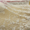 36cm Width x 180cm Length Vivid Flower Pattern Embroidery  Lace Fabric