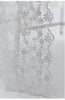 135cm Width x 1 Meter Floral Embroidery Lace Fabric Curtain Veil Wedding Lace